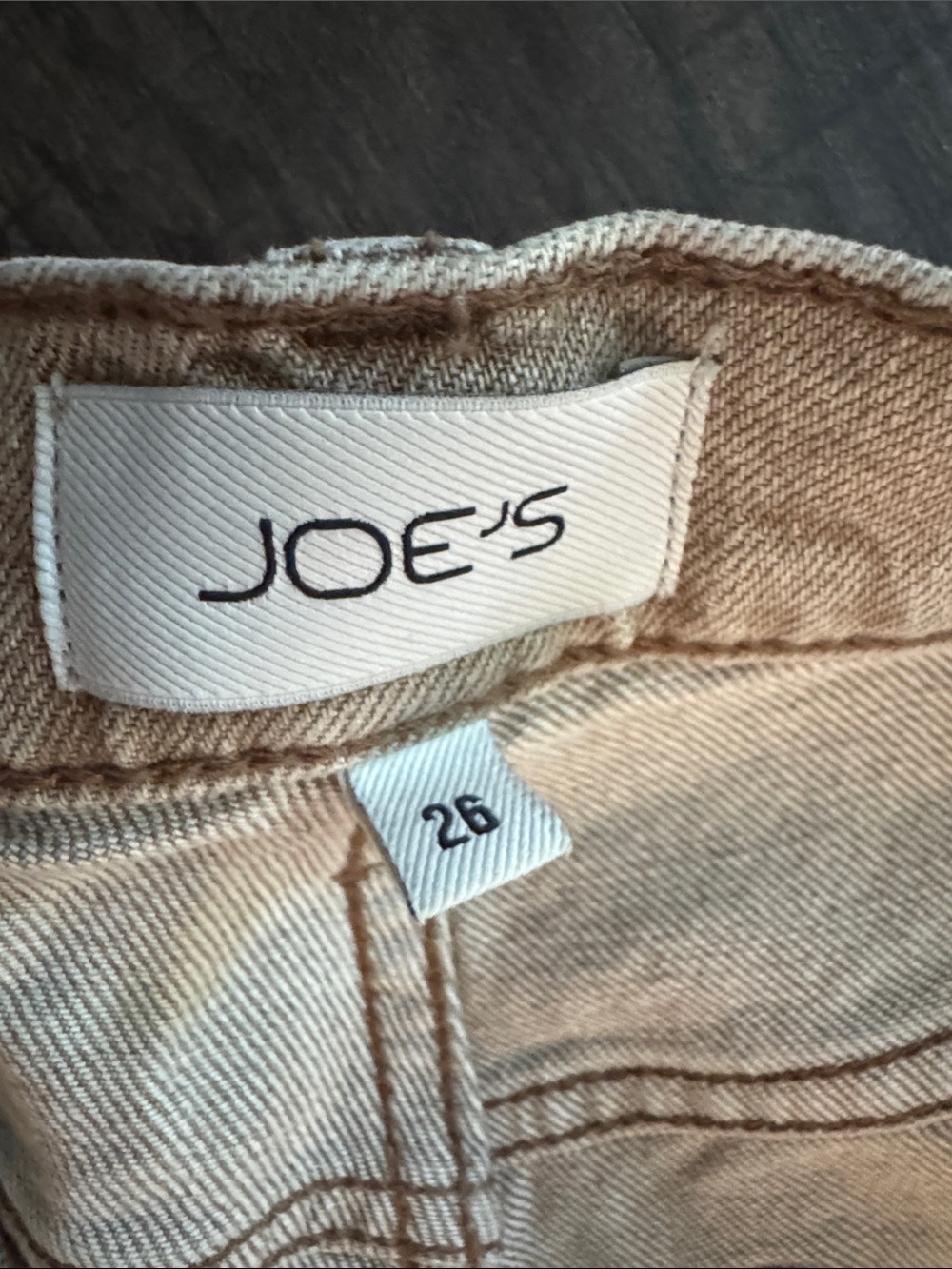 Joe's Jeans The Margot Washed Tannin Straight Crop - Tan